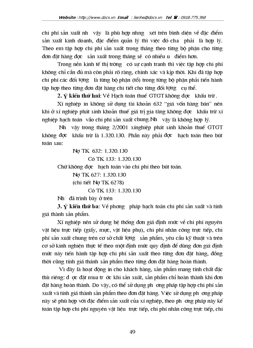 image for page Tổ chức kế toán chi phí sản xuất và tính giá thành sản phẩm ở xí nghiệp in xây dựng