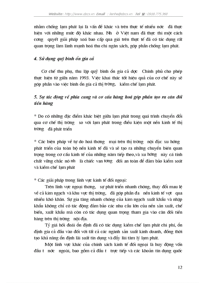 image for page Lạm phát ở Việt Nam và những giải pháp cơ bản để kiềm chế lạm phát ở Việt Nam