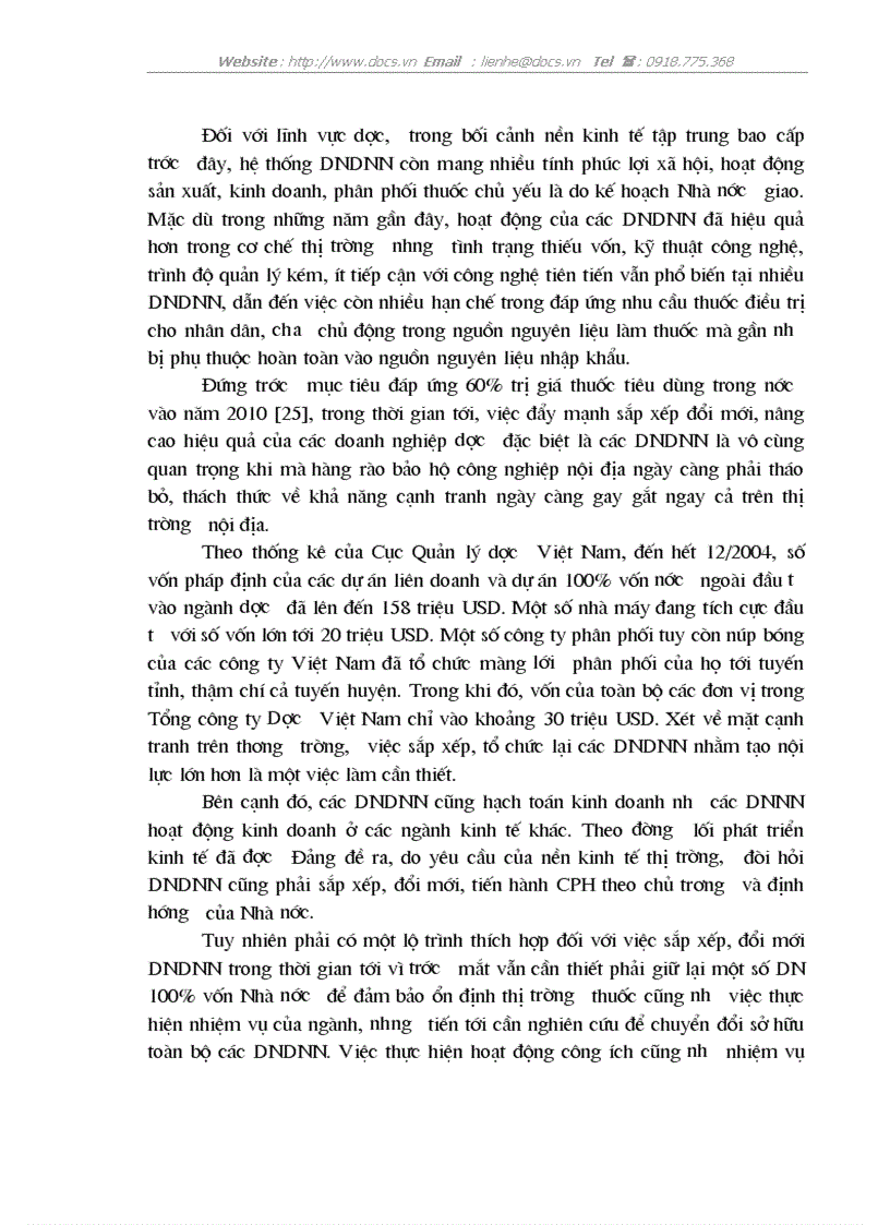 image for page Hoàn thiện qui định pháp luật về CPH DNNN từ thực tiễn ngành dược
