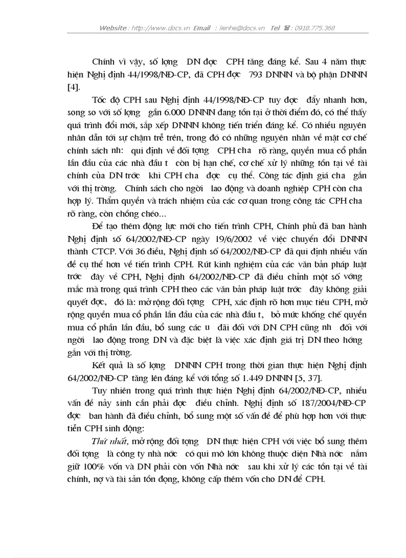 image for page Hoàn thiện qui định pháp luật về CPH DNNN từ thực tiễn ngành dược