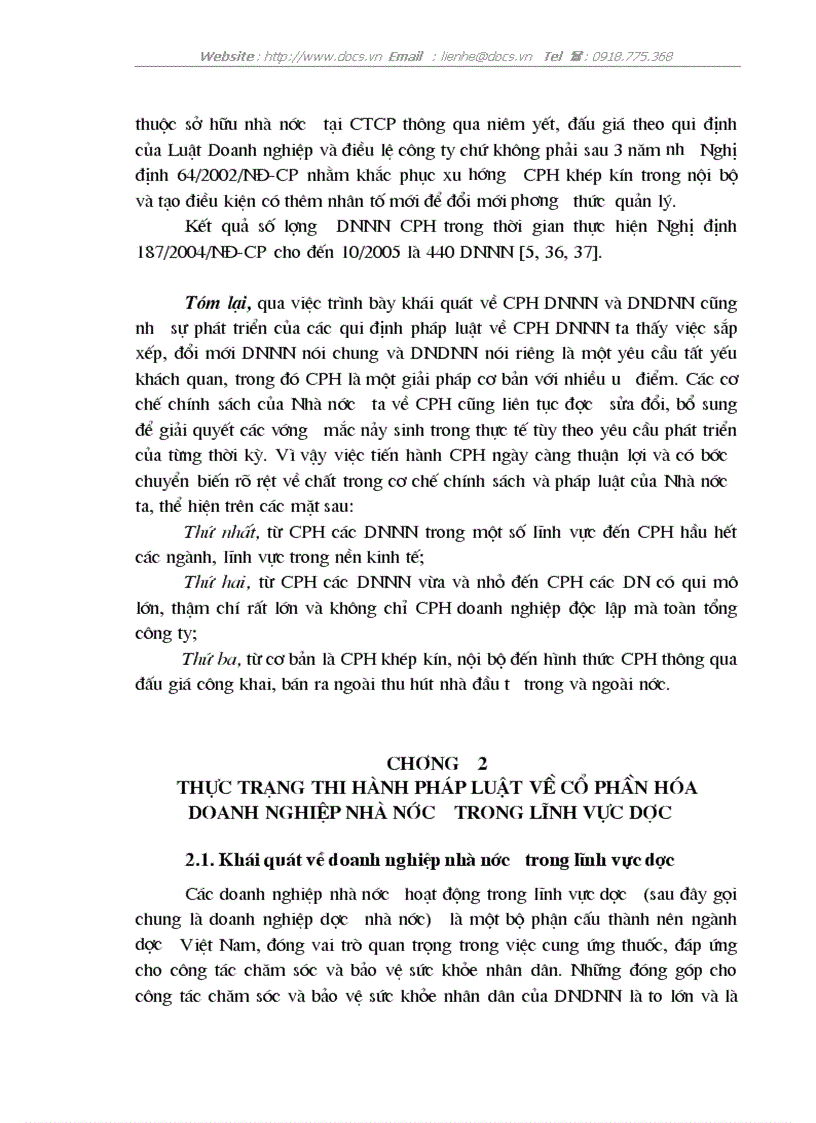 image for page Hoàn thiện qui định pháp luật về CPH DNNN từ thực tiễn ngành dược