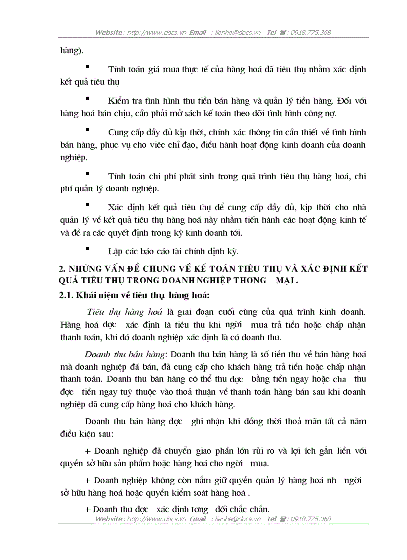 image for page Hoàn thiện hạch toán kế toán tiêu thụ hàng hoá và xác định kết quả tiêu thụ hàng hoá ở Công ty TNHH TM Âu Á