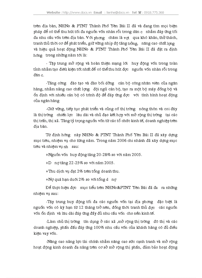 image for page Một số giải pháp nhằm nâng cao hiệu quả hoạt động huy động vốn tại Ngân hàng Nông nghiệp và Phát triển nông thôn Thành phố Yên Bái II