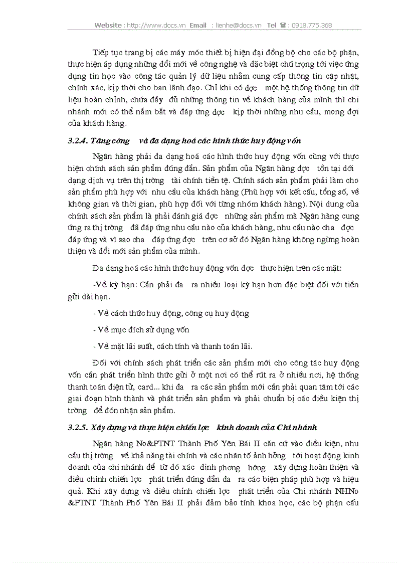 image for page Một số giải pháp nhằm nâng cao hiệu quả hoạt động huy động vốn tại Ngân hàng Nông nghiệp và Phát triển nông thôn Thành phố Yên Bái II
