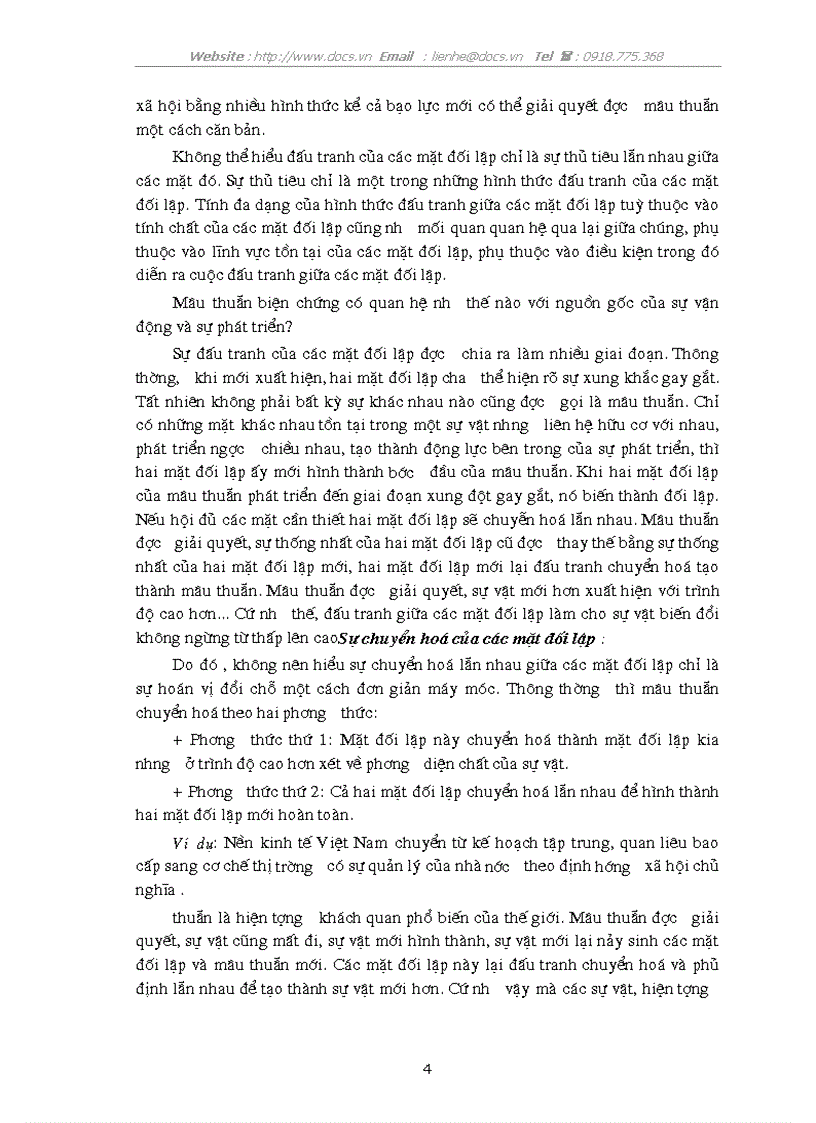 image for page Phép biện chứng về mâu thuẫn và vận dụng nó trong phân tích mâu thuẫn biện chứng trong quá trình chuyến sang kinh tế thị trường ở Việt Nam