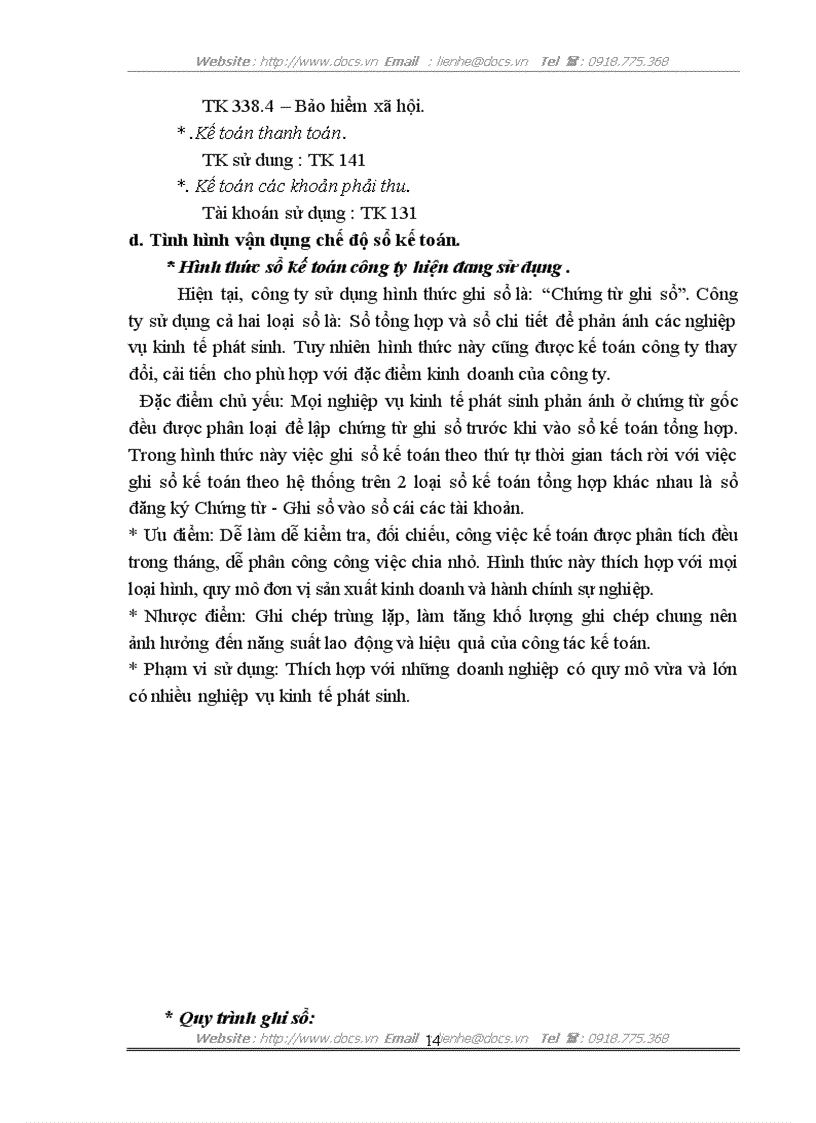 image for page Kế toán vốn bằng tiền tại công ty cổ phần dịch vụ viễn thông Đông Đô