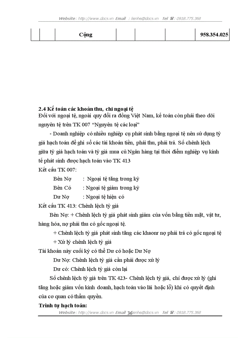 image for page Kế toán vốn bằng tiền tại công ty cổ phần dịch vụ viễn thông Đông Đô