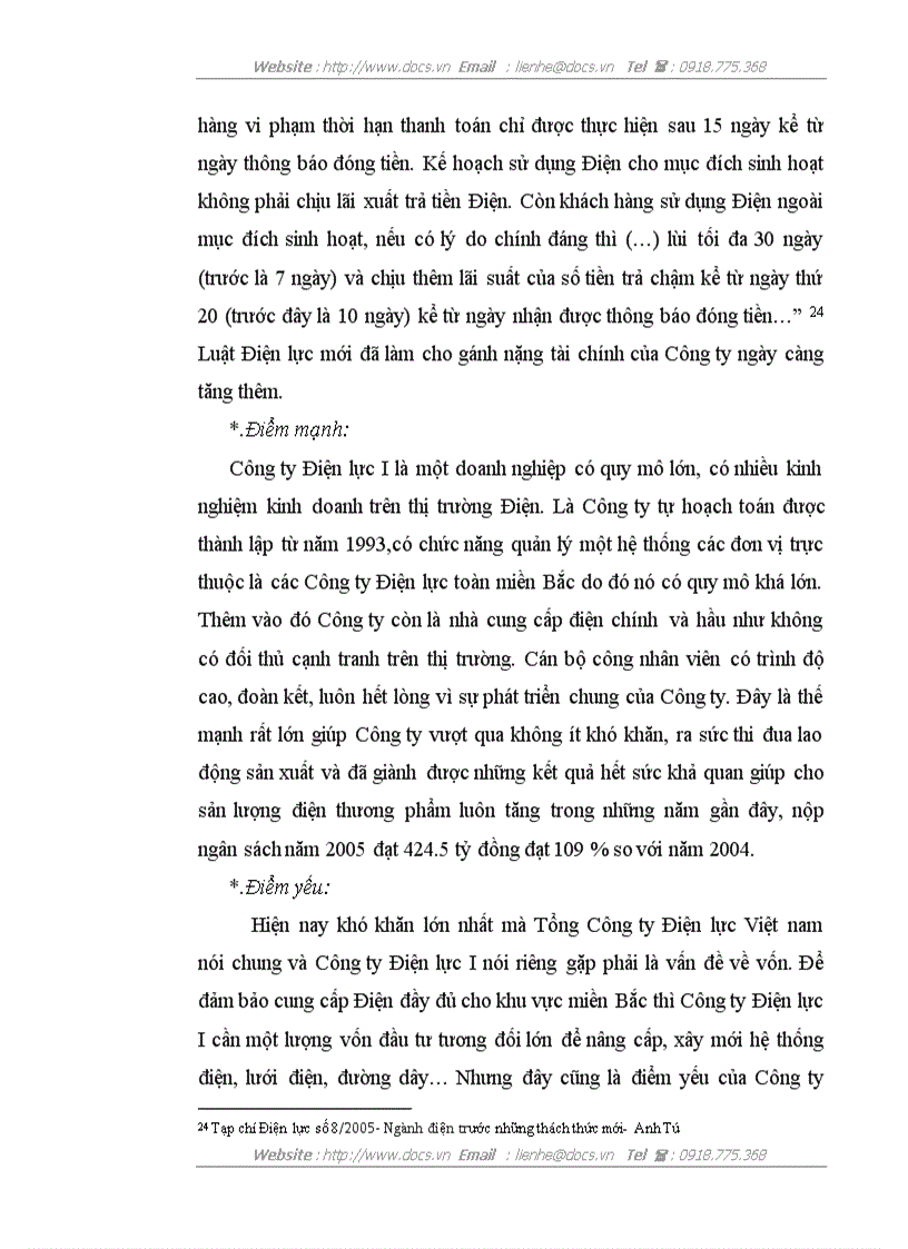 image for page Một số giải pháp hoàn thiện cơ cấu tổ chức bộ máy của cơ quan Công ty Điện lực I