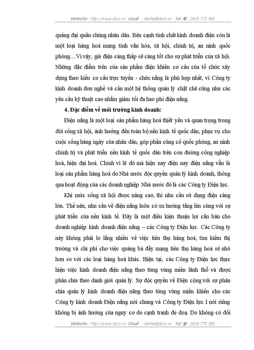 image for page Một số giải pháp hoàn thiện cơ cấu tổ chức bộ máy của cơ quan Công ty Điện lực I