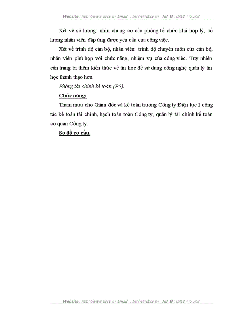 image for page Một số giải pháp hoàn thiện cơ cấu tổ chức bộ máy của cơ quan Công ty Điện lực I