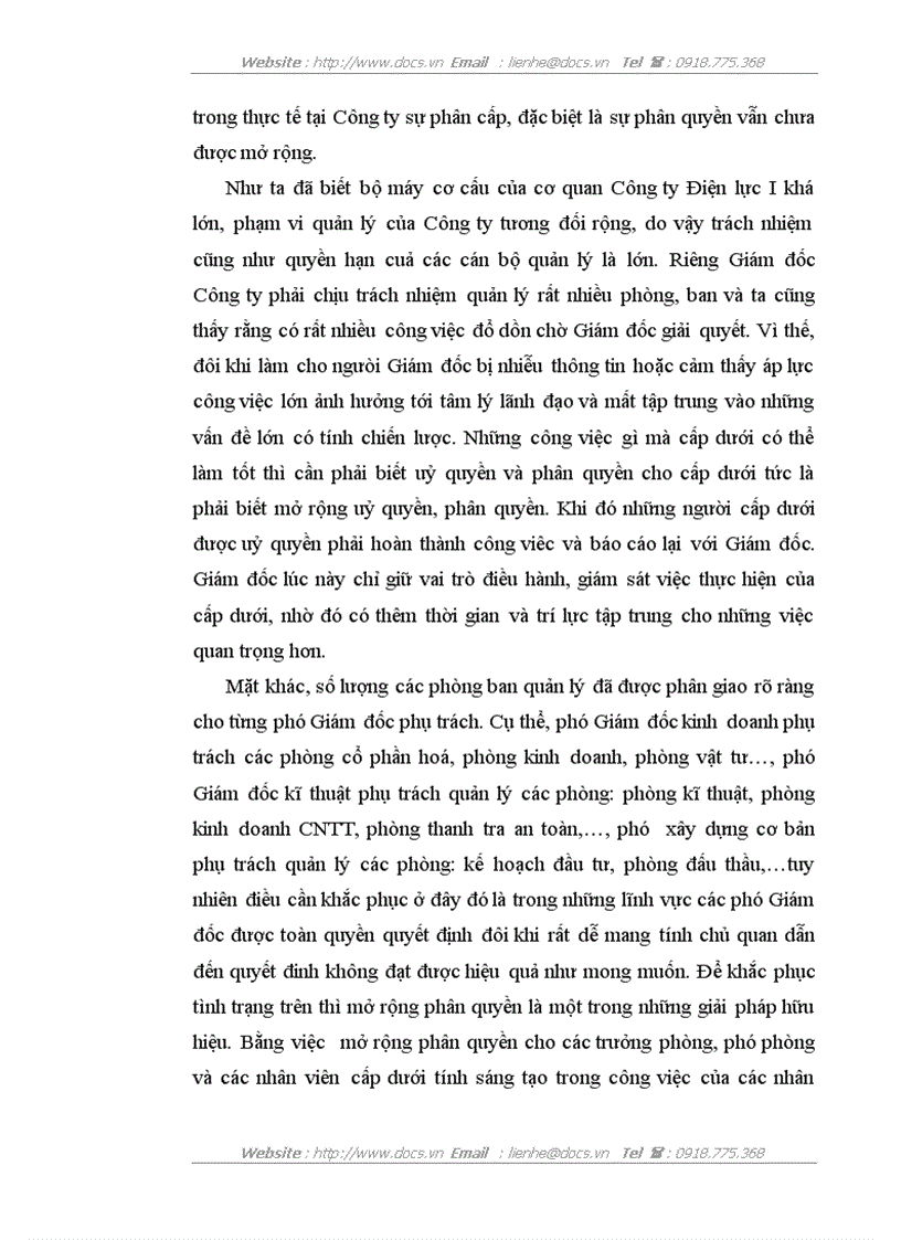 image for page Một số giải pháp hoàn thiện cơ cấu tổ chức bộ máy của cơ quan Công ty Điện lực I