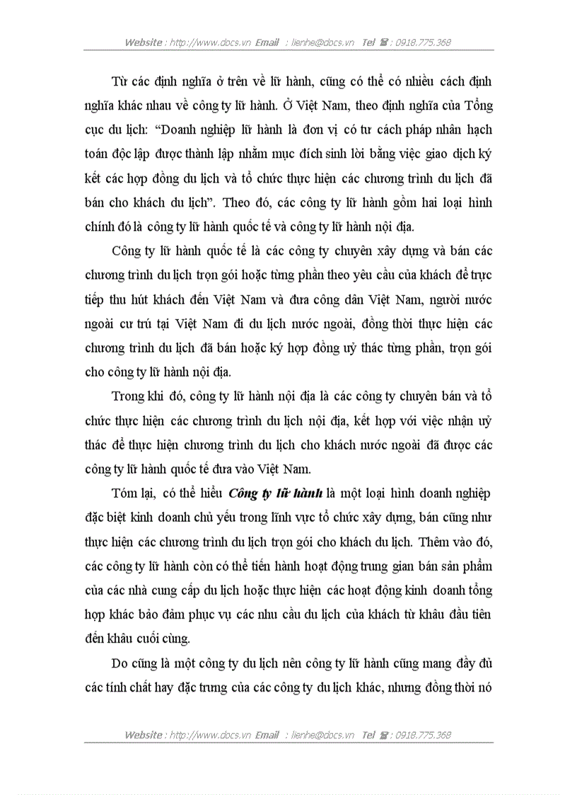 image for page Một số giải pháp nhằm phát triển mối quan hệ giữa công ty Việt Nam Open Tour với các doanh nghiệp khác