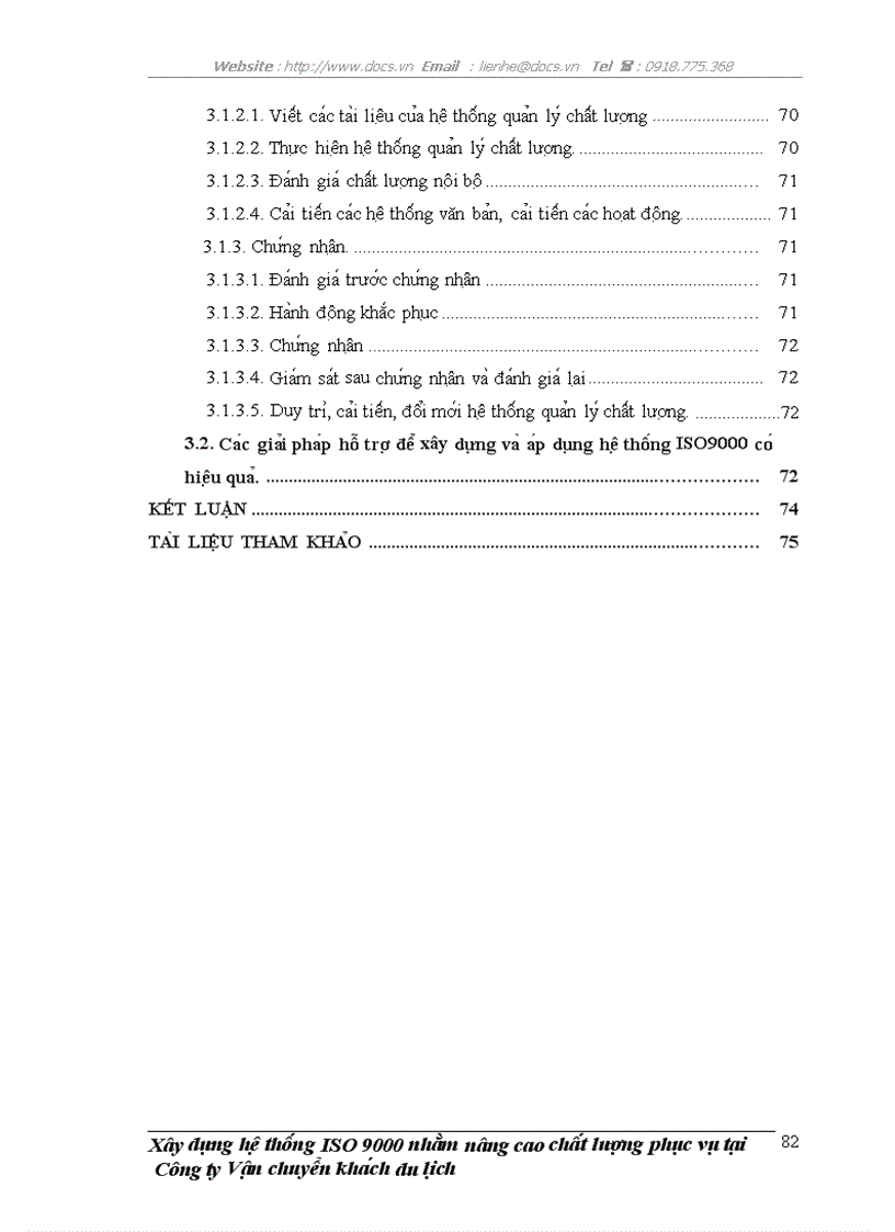 image for page Xây dựng hệ thống ISO9000 nhằm nâng cao chất lượng phục vụ tại Công ty Vận chuyển khách Du lịch