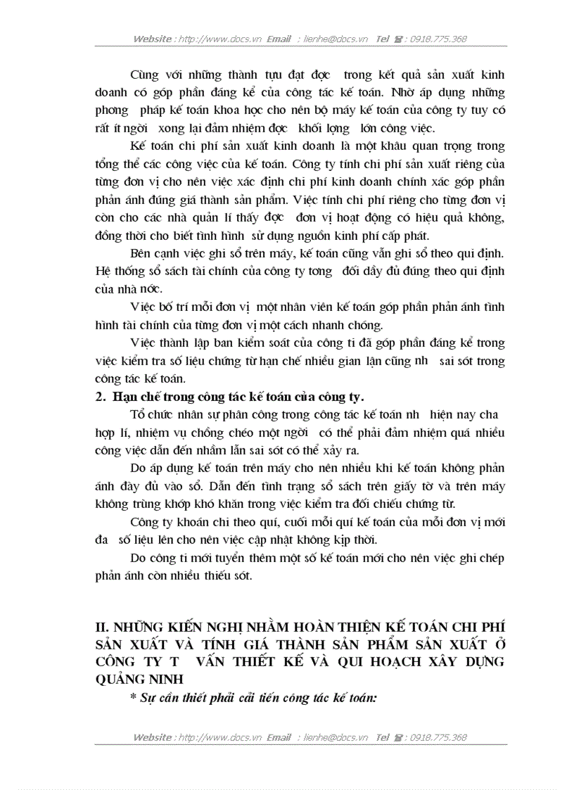 image for page Hạch toán chi phí sản xuất và tính giá thành sản phẩm tại Công ty Cổ phần Tư vấn thiết kế và qui hoạch xây dựng Quảng Ninh