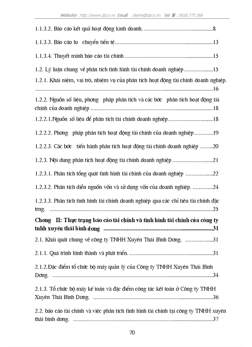image for page Giải pháp góp phần hoàn thiện công tác báo cáo tài chính và nâng cao khả năng tài chính của công ty tnhh xuyên thái bình dương
