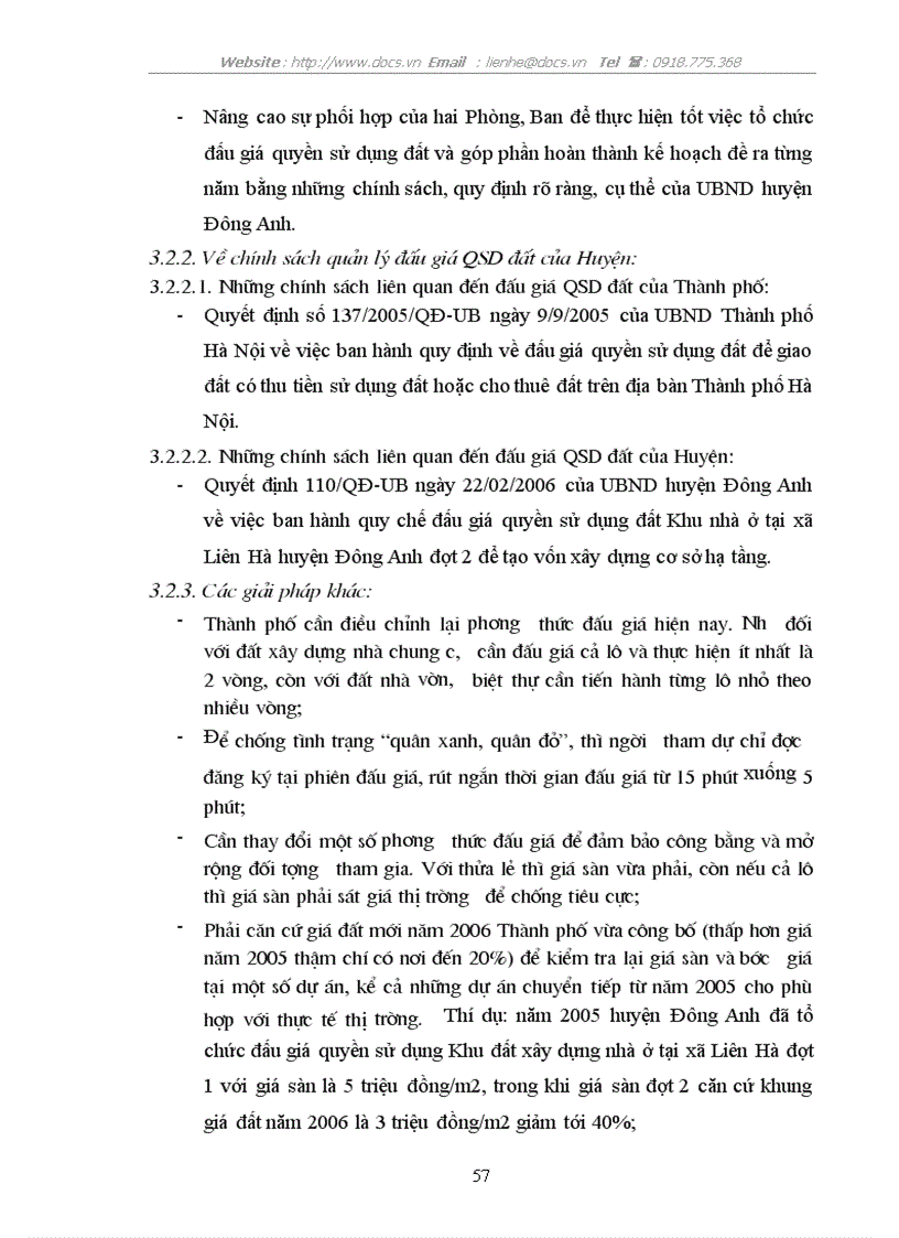 image for page Đấu giá QSD đất trên địa bàn huyện Đông Anh