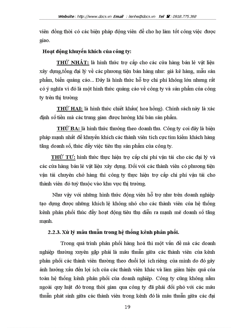 image for page Một số giải pháp nhằm hoàn thiện hệ thống kênh phân phối sản phẩm tại công ty TNHH Sản Xuất Kinh Doanh VLXD Hùng Phát
