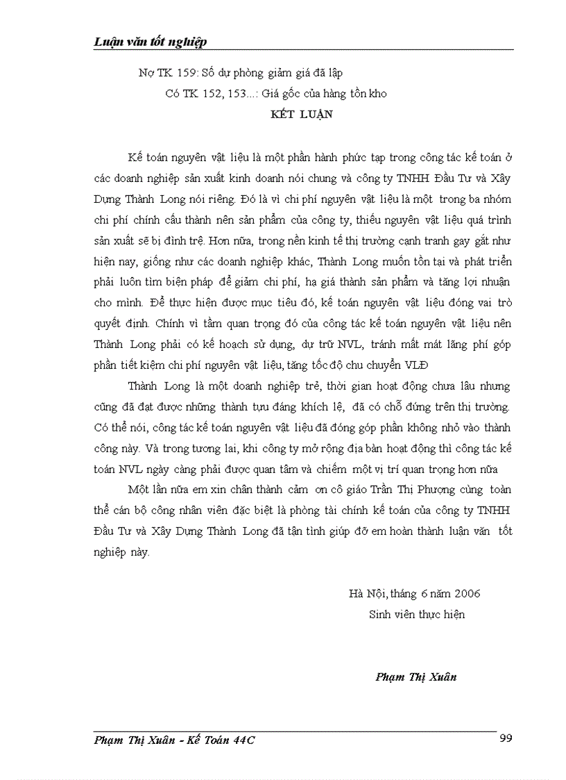 image for page Hoàn thiện hạch toán NVL với việc nâng cao hiệu quả sử dụng vốn lưu động tại công ty TNHH Đầu Tư và Xây Dựng Thành Long