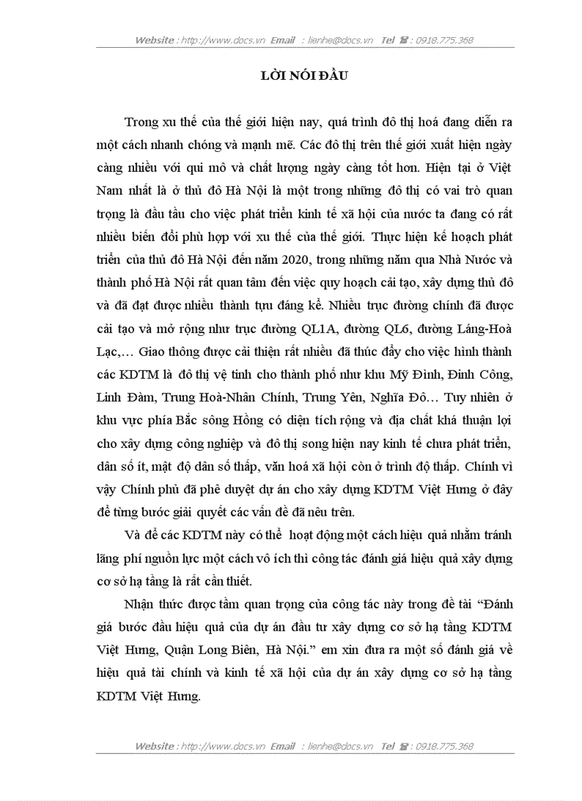 image for page Đánh giá bước đầu hiệu quả của dự án đầu tư xây dựng cơ sở hạ tầng KDTM Việt Hưng Quận Long Biên Hà Nội