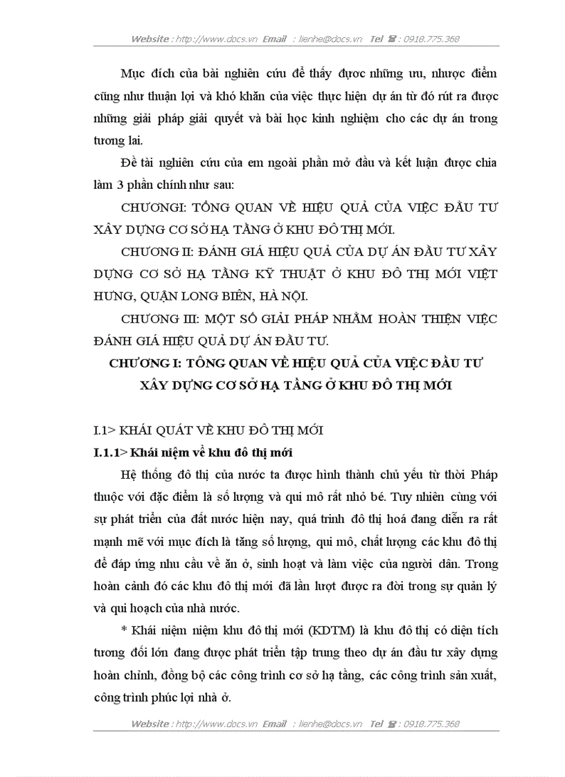 image for page Đánh giá bước đầu hiệu quả của dự án đầu tư xây dựng cơ sở hạ tầng KDTM Việt Hưng Quận Long Biên Hà Nội
