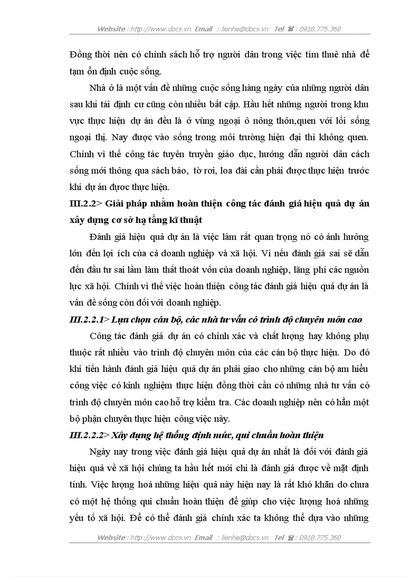 image for page Đánh giá bước đầu hiệu quả của dự án đầu tư xây dựng cơ sở hạ tầng KDTM Việt Hưng Quận Long Biên Hà Nội