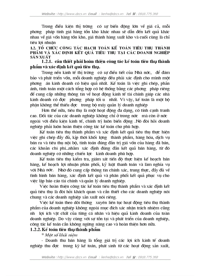 image for page Hoàn thiện công tác kế toán tiêu thụ thành phẩm và xác định kết quả tiêu thụ tại Công ty Ô tô Việt Nam Daewoo