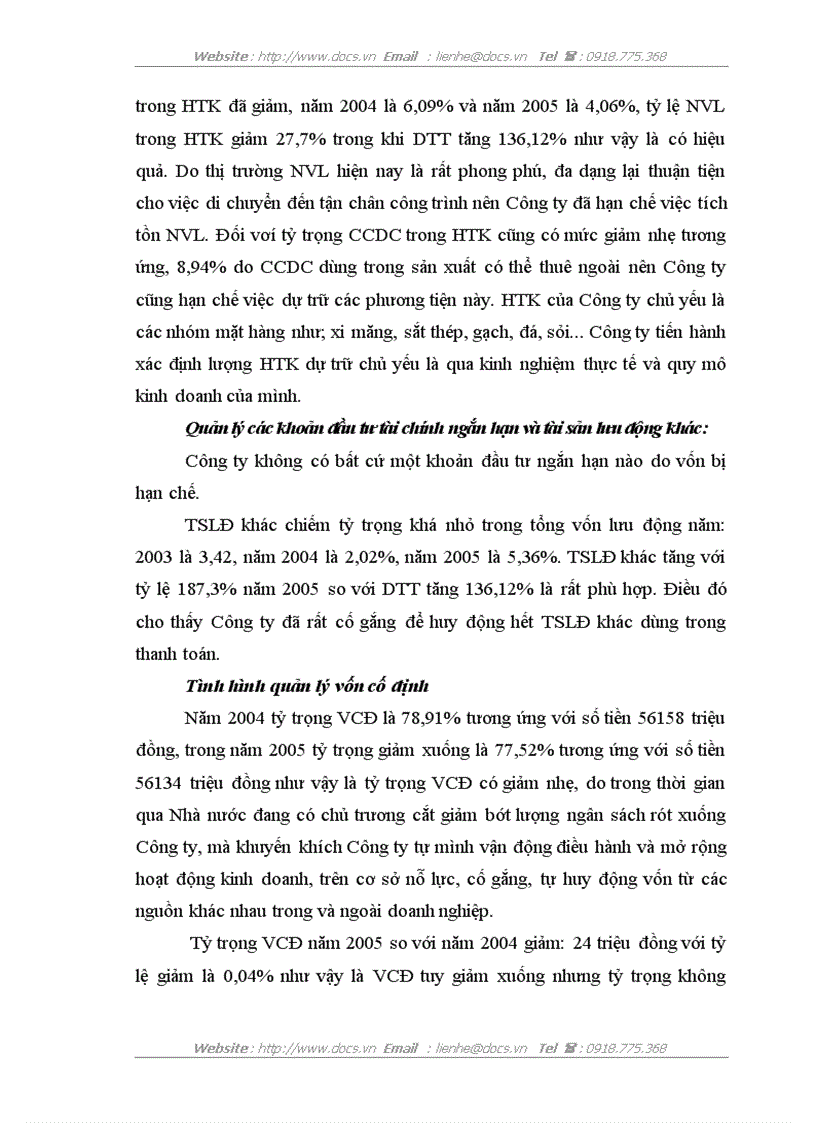 image for page Nâng cao hiệu quả sử dụng vốn tại Công ty CP công trình giao thông 124