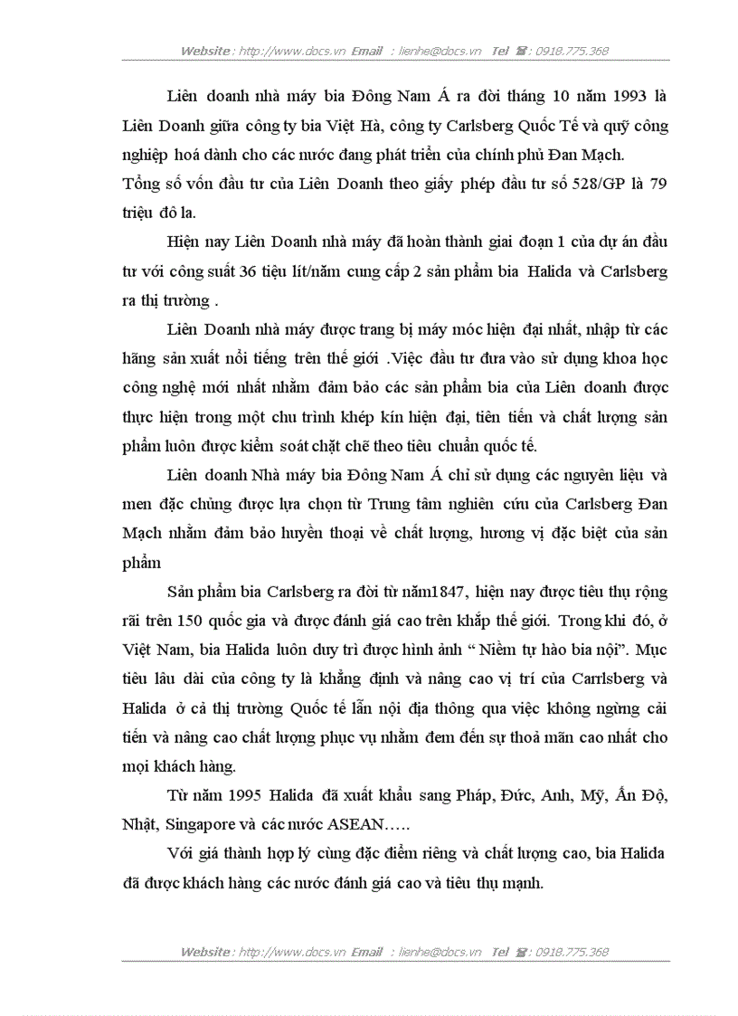 image for page Hoàn thiện công tác tuyển mộ tuyển chọn nhân lực tại nhà máy bia Đông Nam Á