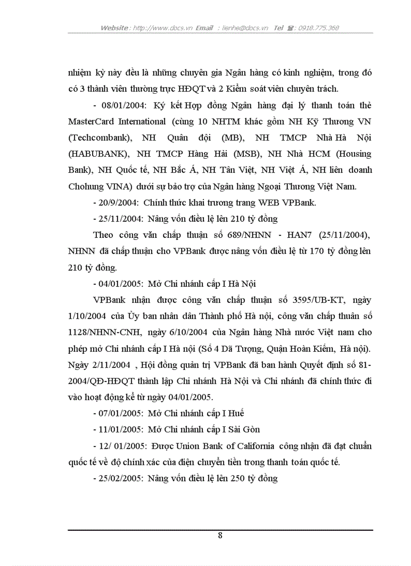 image for page Giới thiệu về Ngân hàng thương mại cổ phần các doanh nghiệp ngoài quốc doanh VP Bank