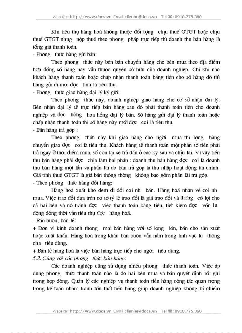 image for page Kế toán bán hàng và xác định kết quả kinh doanh tại Công ty CPXD và TM Bắc 9