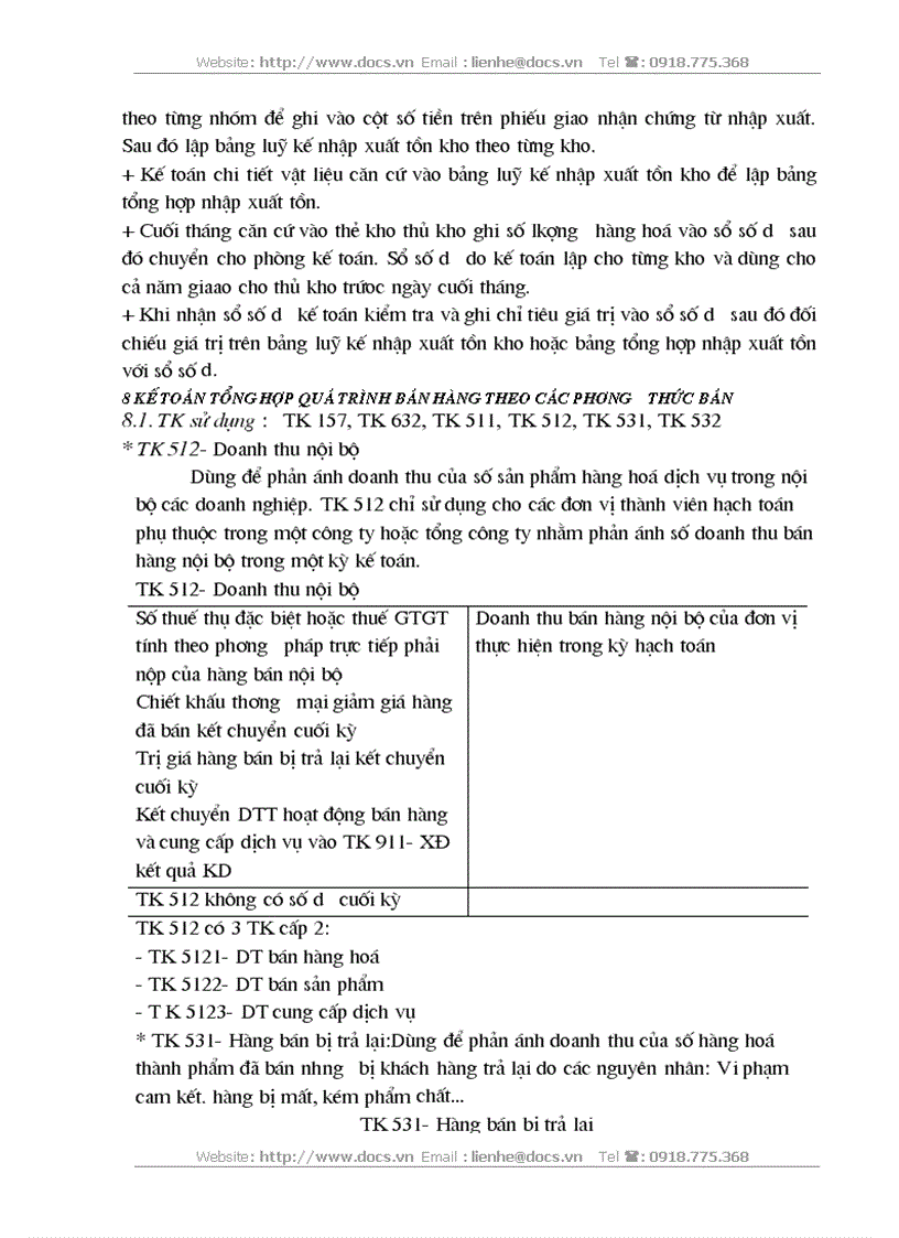 image for page Kế toán bán hàng và xác định kết quả kinh doanh tại Công ty CPXD và TM Bắc 9