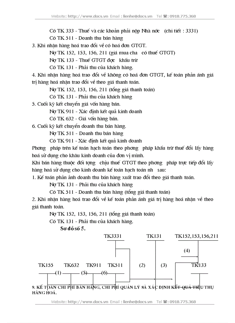 image for page Kế toán bán hàng và xác định kết quả kinh doanh tại Công ty CPXD và TM Bắc 9