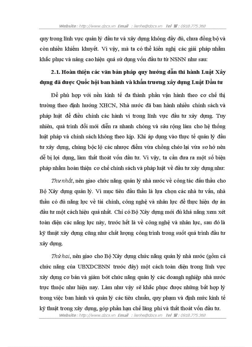 image for page Giải pháp nâng cao hiệu quả sử dụng vốn đầu tư cho dự án từ nguồn ngân sách nhà nước