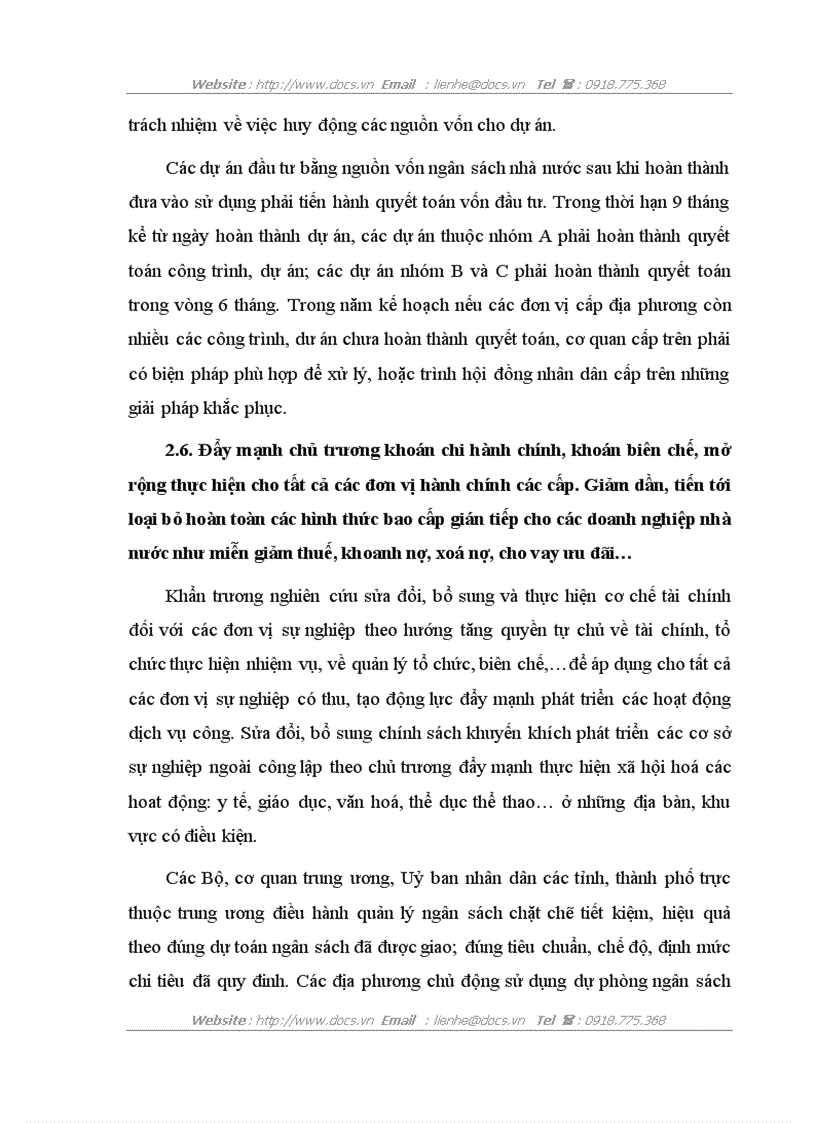 image for page Giải pháp nâng cao hiệu quả sử dụng vốn đầu tư cho dự án từ nguồn ngân sách nhà nước