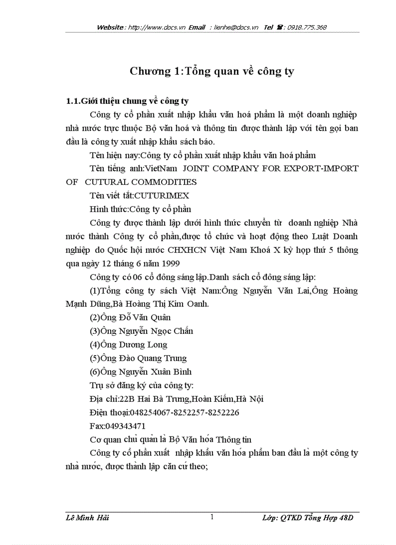 image for page Thực trạng nguồn nhân lực của công ty cổ phần xuất nhập khẩu văn hóa phẩm