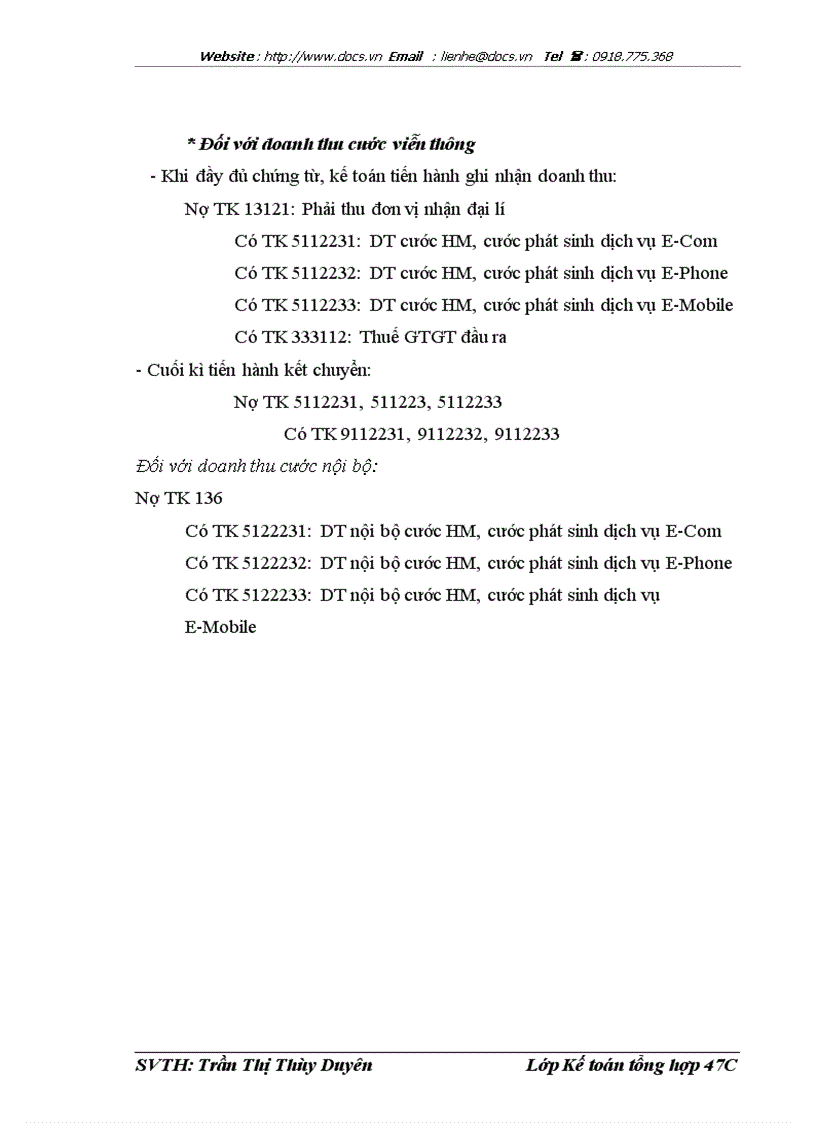 image for page Hoàn thiện kế toán doanh thu cung cấp dịch vụ tại Trung tâm Viễn thông di động Điện lực