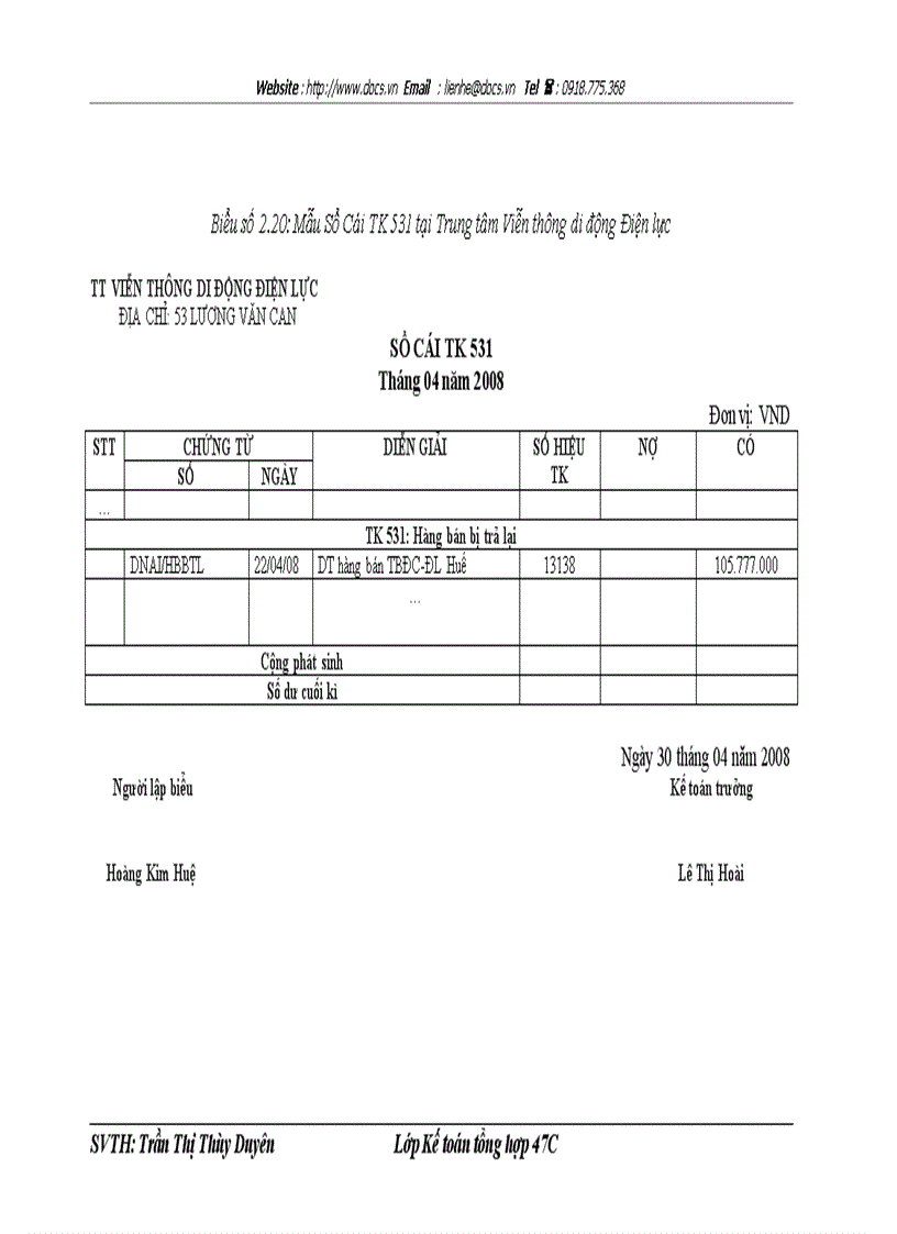 image for page Hoàn thiện kế toán doanh thu cung cấp dịch vụ tại Trung tâm Viễn thông di động Điện lực