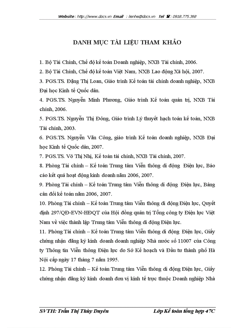 image for page Hoàn thiện kế toán doanh thu cung cấp dịch vụ tại Trung tâm Viễn thông di động Điện lực