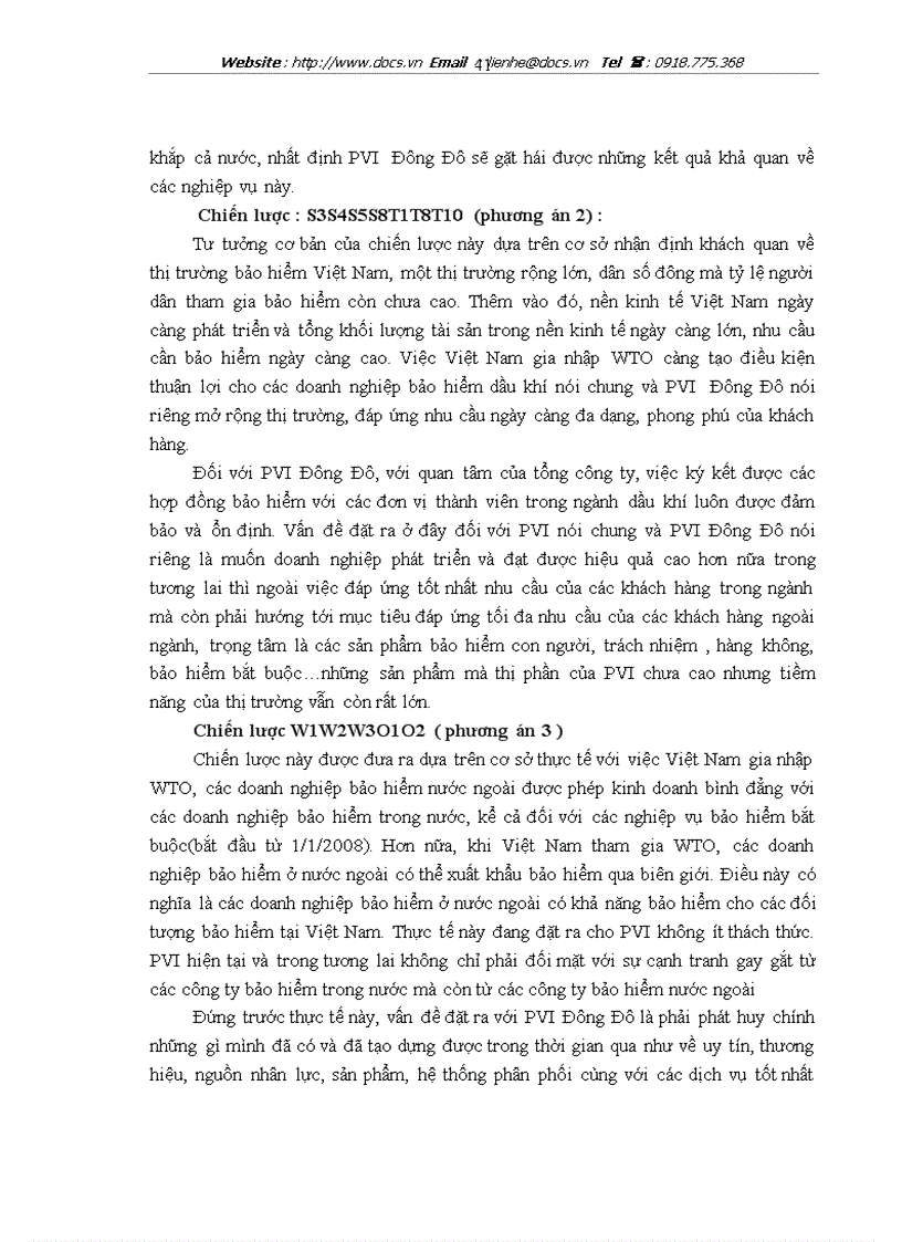 image for page Xây dựng chiến lược kinh doanh của công ty bảo hiểm dầu khí Đông Đô PVI Đông Đô thuộc Tổng công ty bảo hiểm dầu khí Việt Nam đến năm 2015