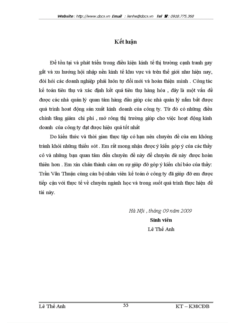 image for page Kế toán tiêu thụ và xác định kết quả tiêu thụ hàng hóa tại Công ty TNHH Kinh doanh dịch vụ thương mại Hùng Vĩ