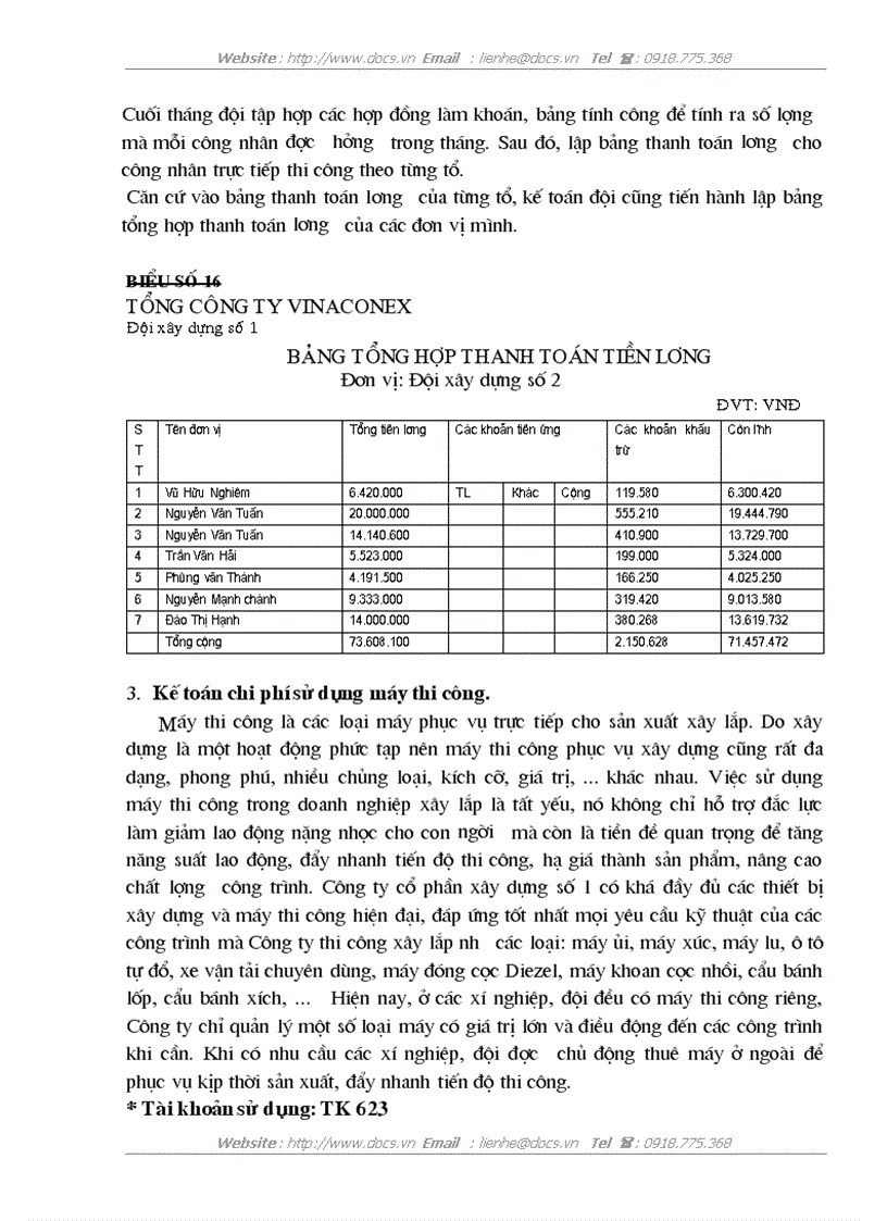 image for page Hạch toán chi phí sản xuất tại công ty cổ phần xây dựng số 1 Vinaconex