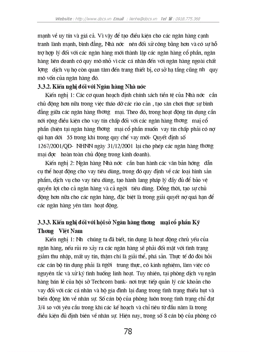 image for page Giải pháp đẩy mạnh hoạt động cho vay tiêu dùng tại hội sở ngânhàng NHTMCP Kỹ Thương Việt Nam