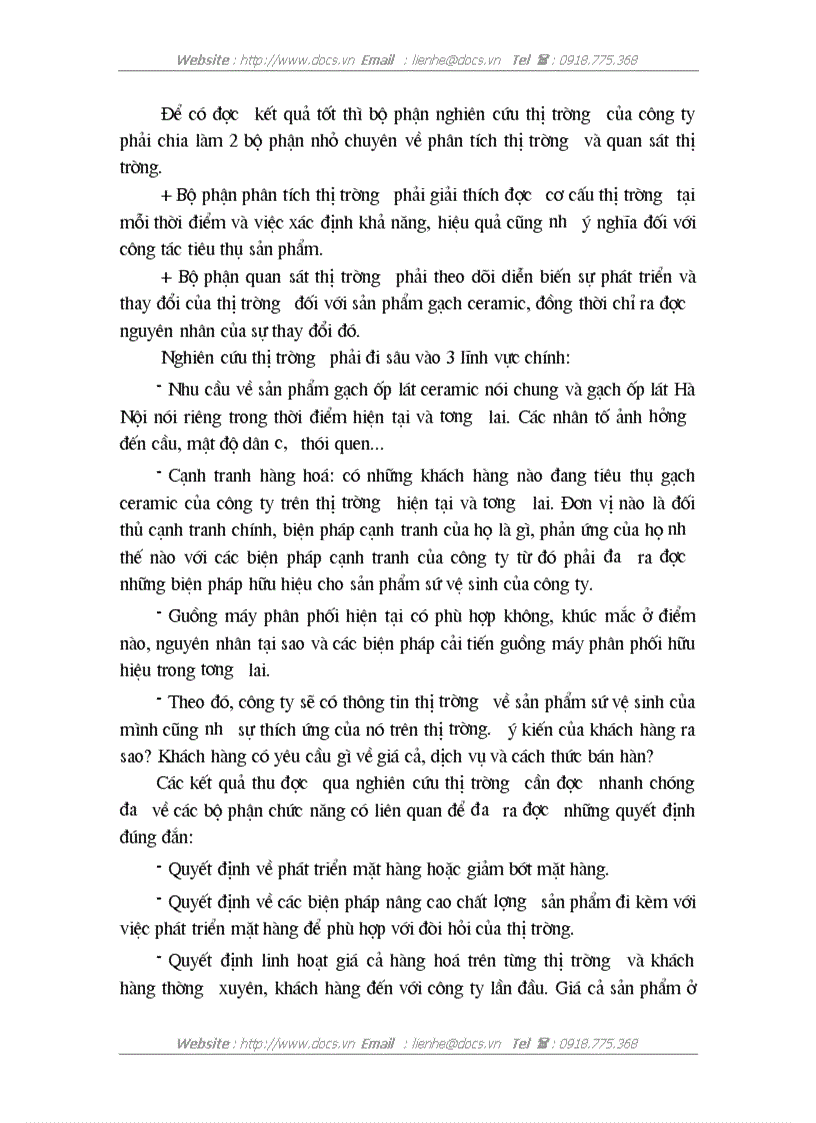 image for page Một số giải pháp Marketing nhằm nâng cao hiệu quả tiêu thụ sản phẩm của công ty gạch ốp lát Hà Nội