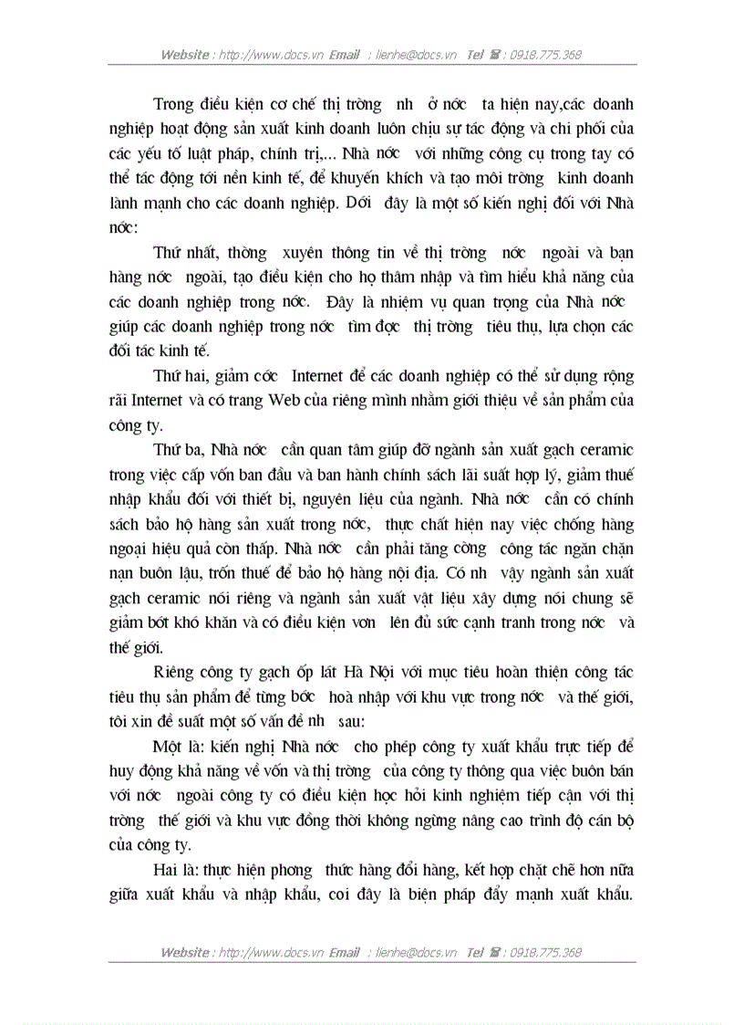 image for page Một số giải pháp Marketing nhằm nâng cao hiệu quả tiêu thụ sản phẩm của công ty gạch ốp lát Hà Nội