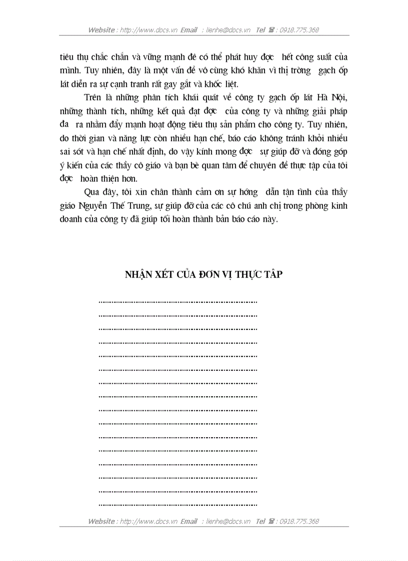 image for page Một số giải pháp Marketing nhằm nâng cao hiệu quả tiêu thụ sản phẩm của công ty gạch ốp lát Hà Nội