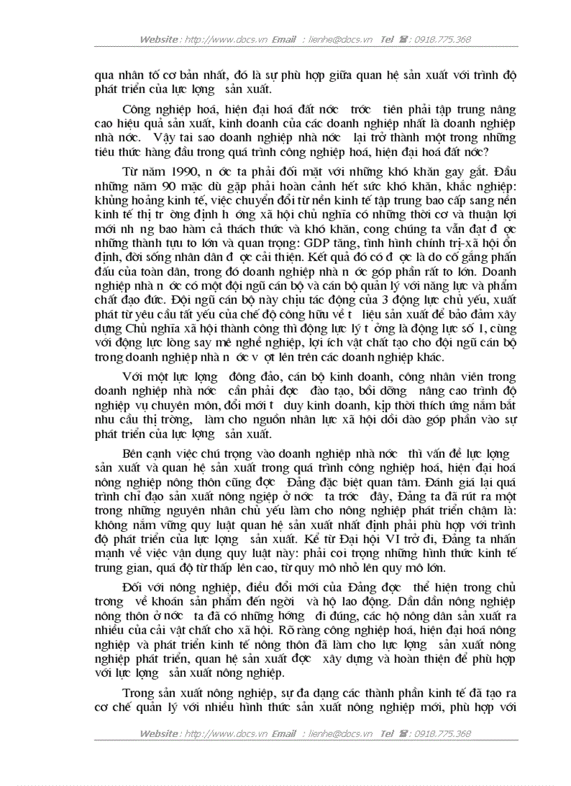 image for page Vận dụng quy luật QHSX phù hợp với trình độ phát triển của LLSX trong sự nghiệp xây dựng CNXH ở Việt Nam
