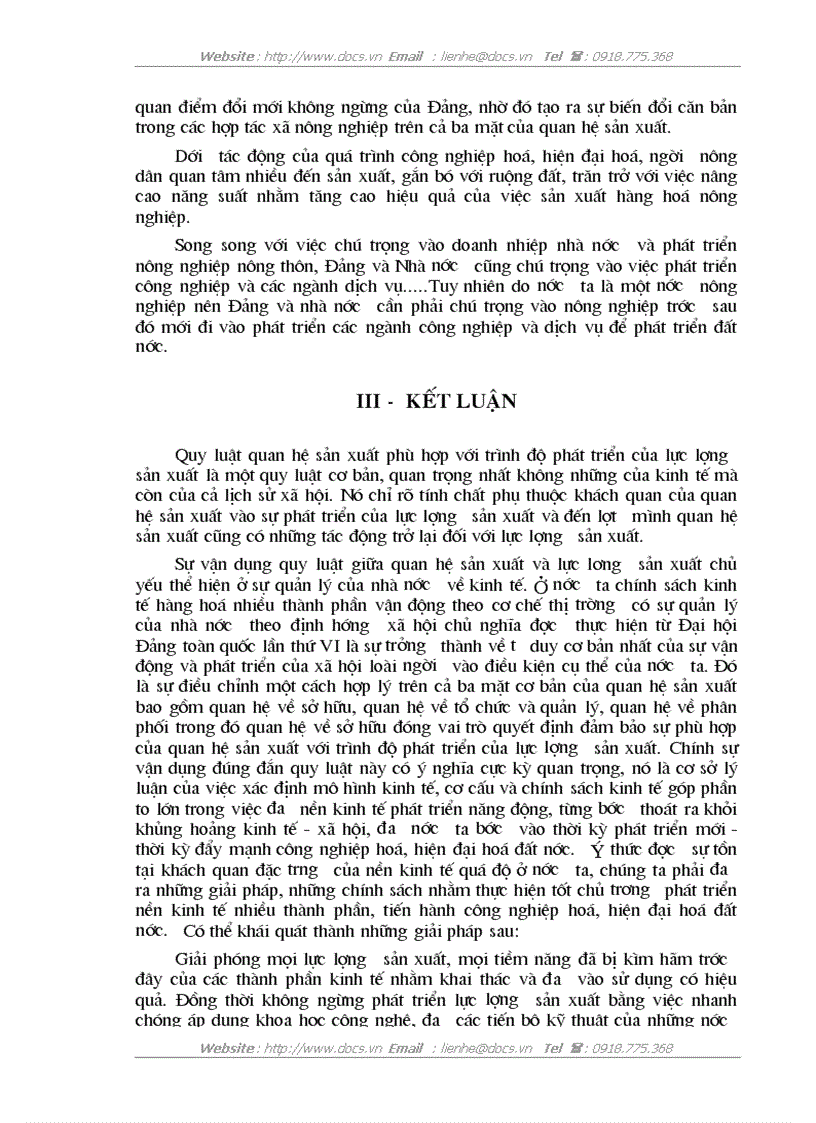 image for page Vận dụng quy luật QHSX phù hợp với trình độ phát triển của LLSX trong sự nghiệp xây dựng CNXH ở Việt Nam