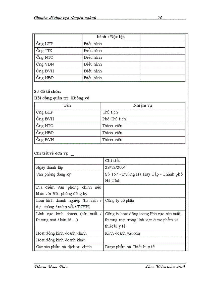 image for page Vận dụng thủ tục phân tích trong kiểm toán Báo cáo tài chính do Công ty TNHH Kiểm toán và Định giá Việt Nam thực hiện