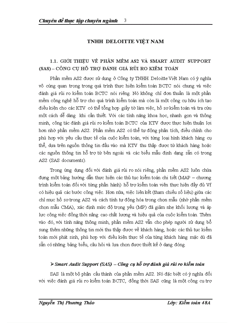 image for page Đánh giá rủi ro kiểm toán trong quy trình kiểm toán báo cáo tài chính tại Công ty trách nhiệm hữu hạn Deloitte Việt Nam