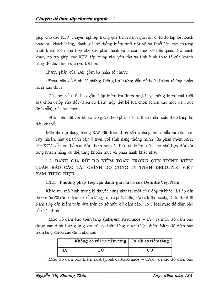 image for page Đánh giá rủi ro kiểm toán trong quy trình kiểm toán báo cáo tài chính tại Công ty trách nhiệm hữu hạn Deloitte Việt Nam
